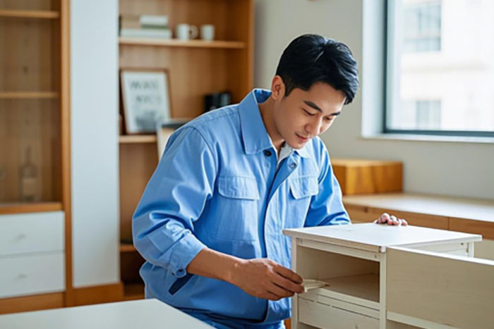 家具安装过程中如何避免划伤墙面？(图1)