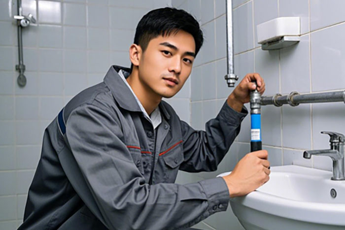 卫生间水管破裂漏水，有哪些工具可以帮助维修？(图1)