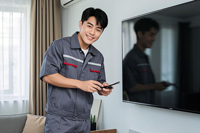 合肥蜀山区电视安装挂墙上门服务电话，电视无法开机、画面不清晰等维修问题