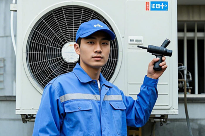 美的空调上门维修，常见E2、F1故障与处理